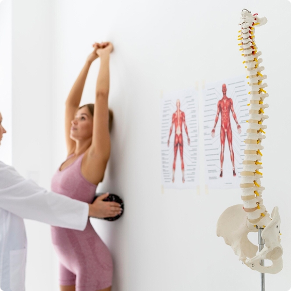 trabajo medico de quiropraxia en la columna